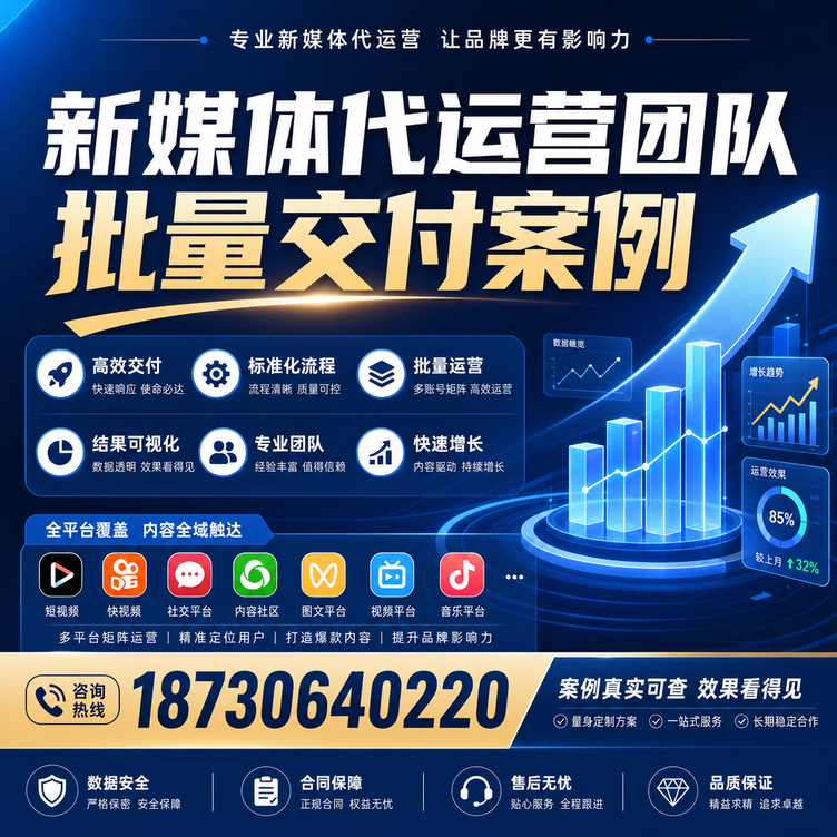 白山代运营公司多客户账号批量高效交付案例