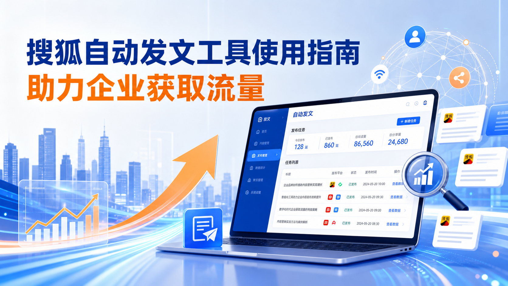 搜狐自动发文工具的使用指南：助力白山企业获取流量