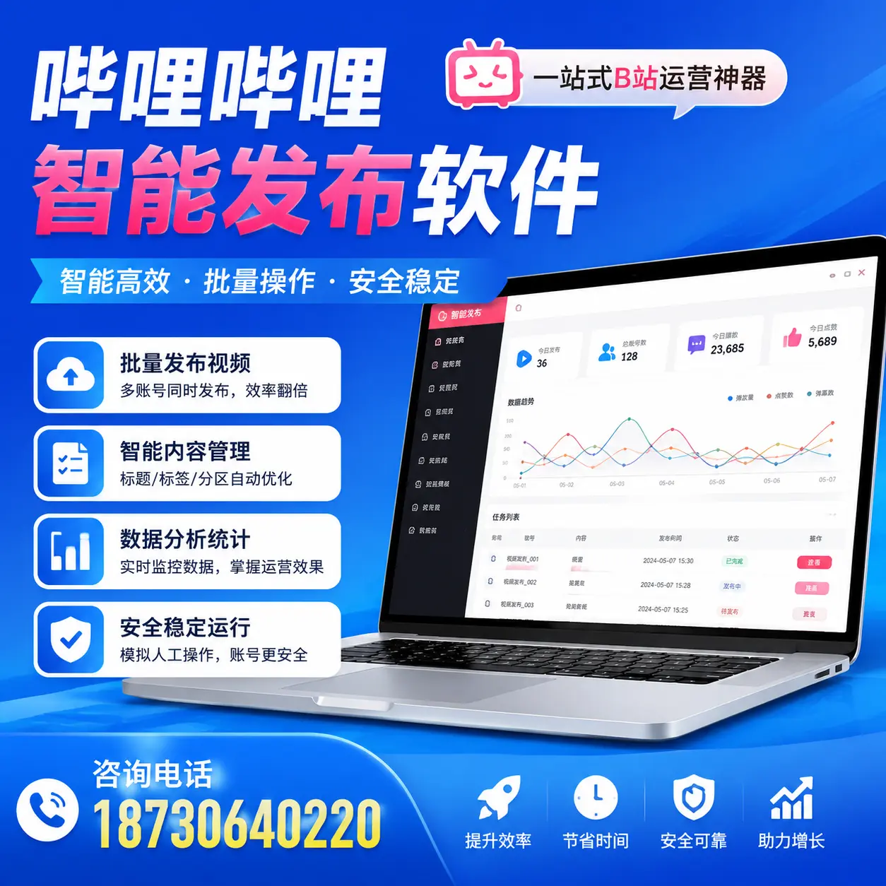 如何通过哔哩哔哩智能发布软件提升 白山 企业曝光率